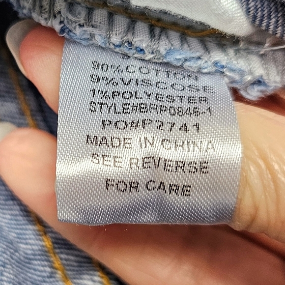 Womens Bailey Rose Jeans Oversized Washed Denim Pants XS NWT - Picture 8 of 9